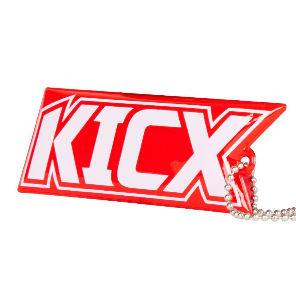 БРЕЛОК СВЕТООТРАЖАЮЩИЙ KICX КРАСНЫЙ